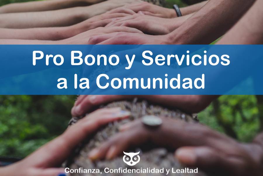 Pro Bono y Servicios a la Comunidad
